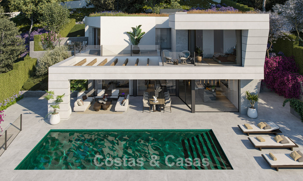High-end new build villa with sea views for sale in a green enclave east of Malaga city centre 782534