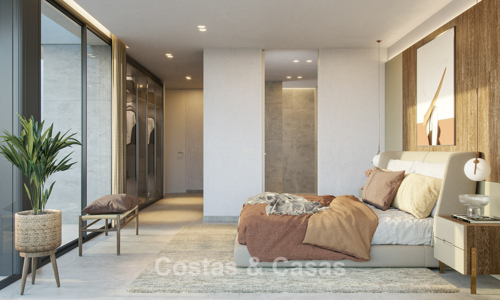 High-end new build villa with sea views for sale in a green enclave east of Malaga city centre 782538
