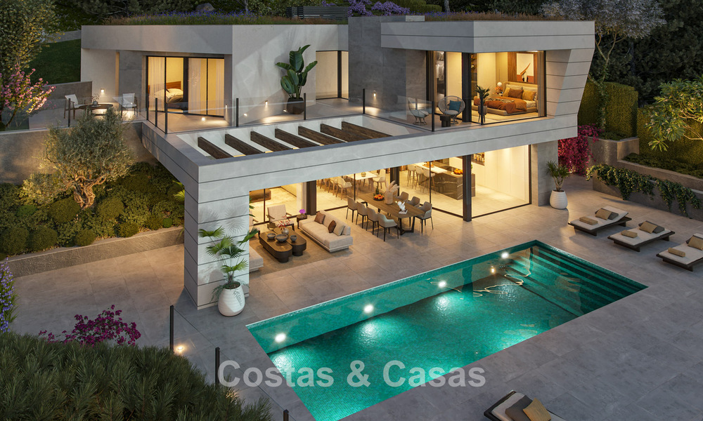 High-end new build villa with sea views for sale in a green enclave east of Malaga city centre 782544