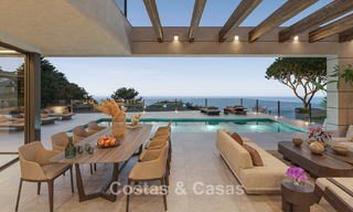 High-end new build villa with sea views for sale in a green enclave east of Malaga city centre 782545 