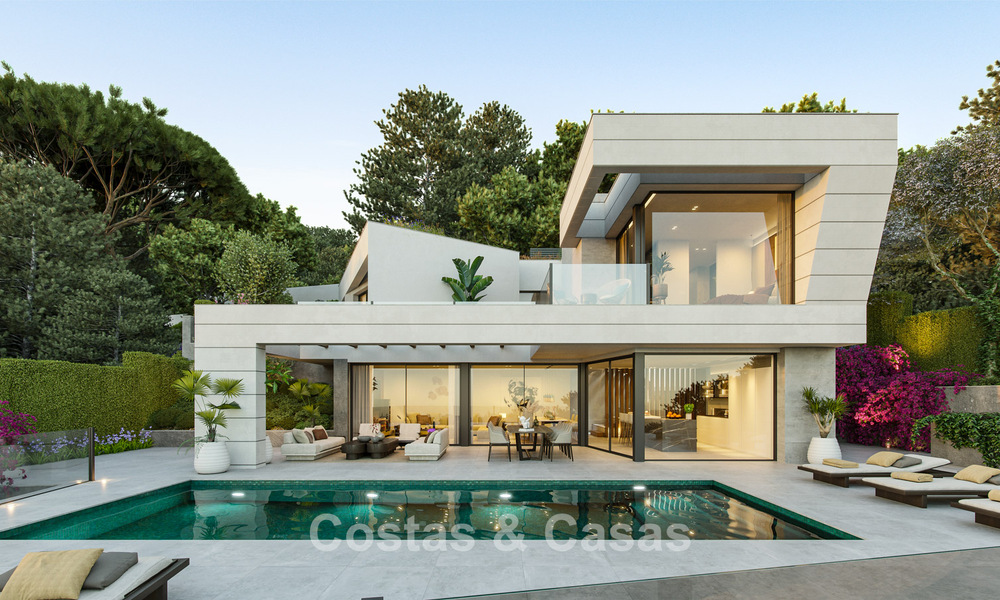 High-end new build villa with sea views for sale in a green enclave east of Malaga city centre 782546