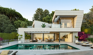High-end new build villa with sea views for sale in a green enclave east of Malaga city centre 782546 