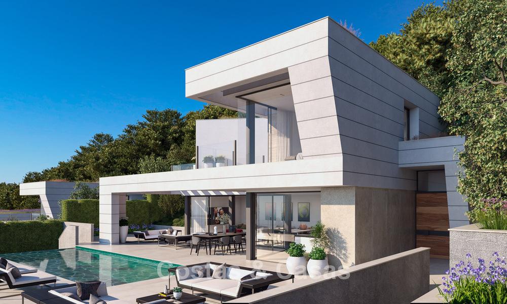 Modern, luxury new build villa with sea views for sale in a green, quiet area east of Malaga city centre 782551