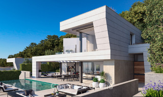 Modern, luxury new build villa with sea views for sale in a green, quiet area east of Malaga city centre 782551 