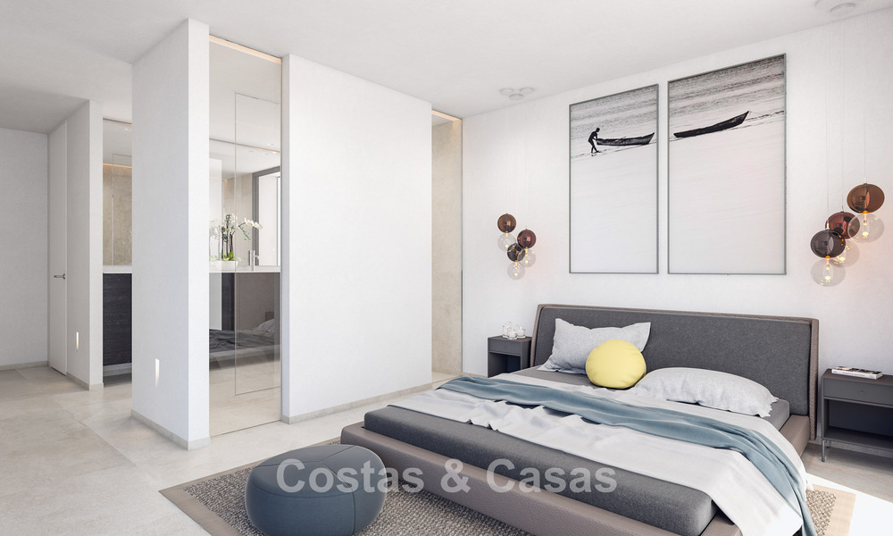 Sophisticated new build villa with sea views for sale in a new gated community east of Malaga 782557