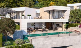 Sophisticated new build villa with sea views for sale in a new gated community east of Malaga 782559 