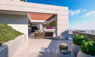 Sophisticated new build villa with sea views for sale in a new gated community east of Malaga 782560 