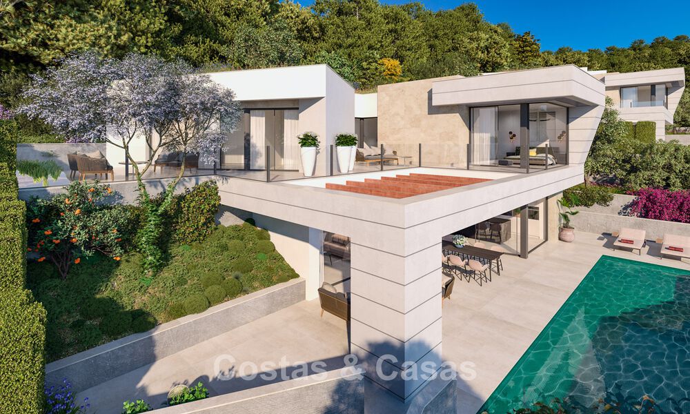Sophisticated new build villa with sea views for sale in a new gated community east of Malaga 782561
