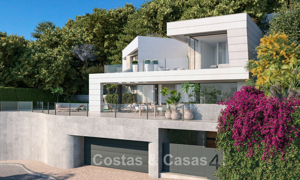 High-end new build villa with sea views for sale in a green area east of Malaga centre 782564