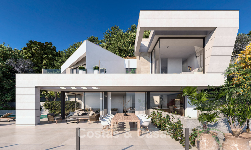 High-end new build villa with sea views for sale in a green area east of Malaga centre 782565