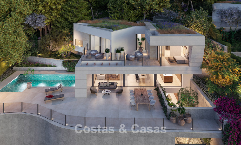 High-end new build villa with sea views for sale in a green area east of Malaga centre 782568