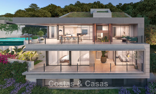 Designer new build villa with sea views for sale in a gated residential area east of Malaga centre 782569 