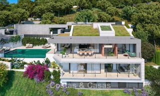 Designer new build villa with sea views for sale in a gated residential area east of Malaga centre 782571 