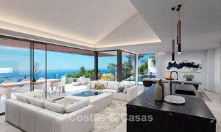 Designer new build villa with sea views for sale in a gated residential area east of Malaga centre 782574 
