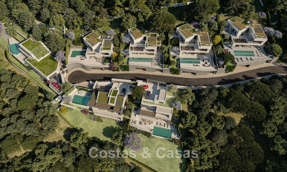Modern new build villa with panoramic sea views for sale surrounded by greenery east of Malaga centre 782575
