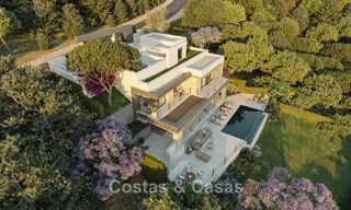 Modern new build villa with panoramic sea views for sale surrounded by greenery east of Malaga centre 782578 