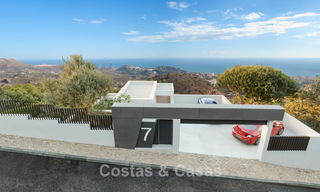 Modern new build villa with panoramic sea views for sale surrounded by greenery east of Malaga centre 782580 