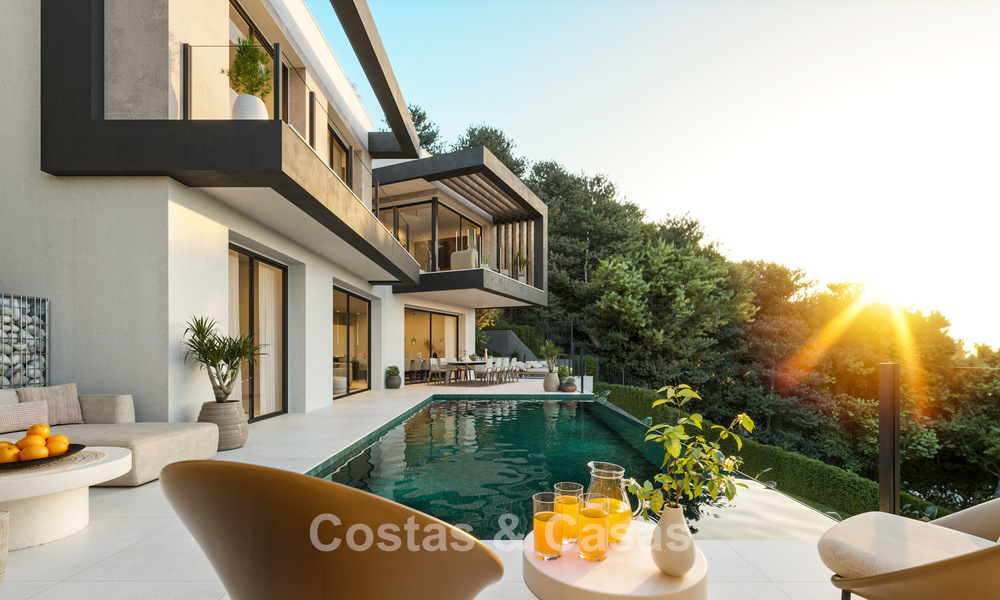 Launch. Off-plan modern luxury villa for sale with innovative architecture east of Malaga city centre 782593