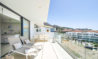 Move-in ready apartment with mountain and sea views for sale in a progressive lifestyle complex in Fuengirola, Costa del Sol 782122 