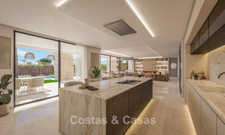 New build villas for sale within walking distance of a fantastic clubhouse on the New Golden Mile between Marbella and Estepona 781982 