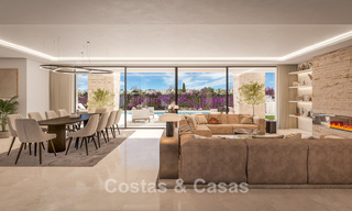 New build villas for sale within walking distance of a fantastic clubhouse on the New Golden Mile between Marbella and Estepona 781983 