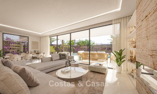 New build villas for sale within walking distance of a fantastic clubhouse on the New Golden Mile between Marbella and Estepona 781989 