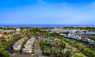 New build villas for sale within walking distance of a fantastic clubhouse on the New Golden Mile between Marbella and Estepona 781997 