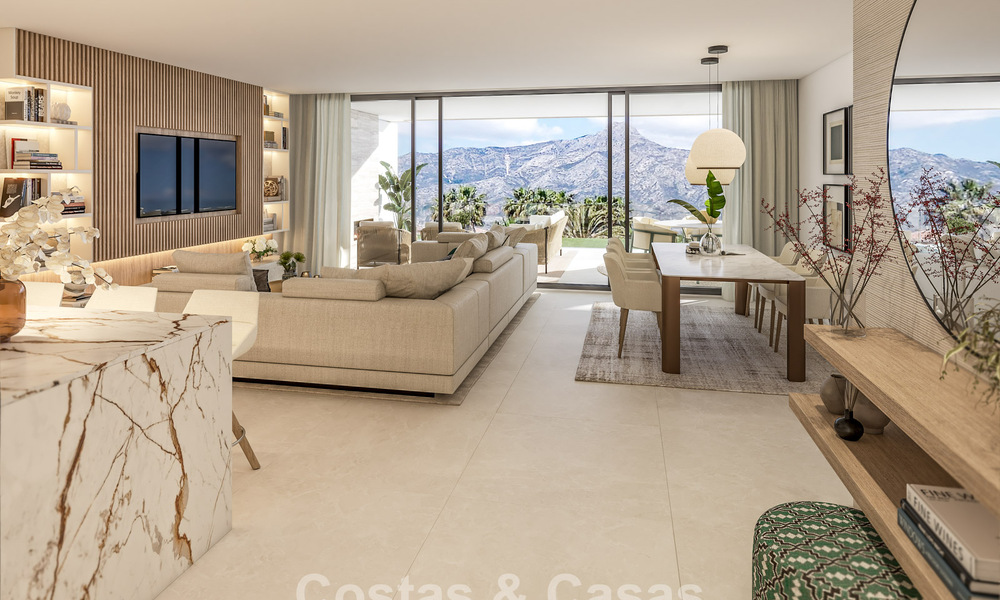 Launch! Stylish new build apartments for sale in Nueva Andalucia’s Golf Valley, Marbella 782141
