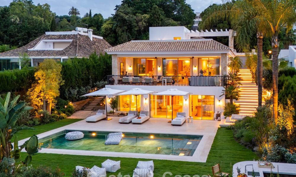 Move-in ready, stylishly renovated luxury villa for sale in the heart of Nueva Andalucia’s Golf Valley, Marbella 783157