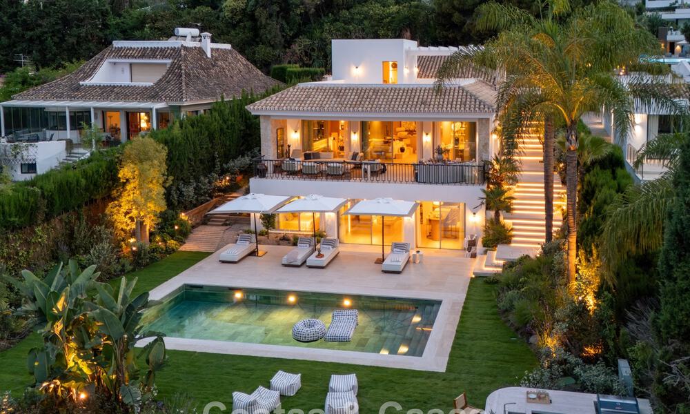 Move-in ready, stylishly renovated luxury villa for sale in the heart of Nueva Andalucia’s Golf Valley, Marbella 783158