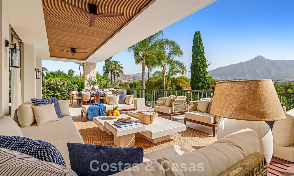 Move-in ready, stylishly renovated luxury villa for sale in the heart of Nueva Andalucia’s Golf Valley, Marbella 783161