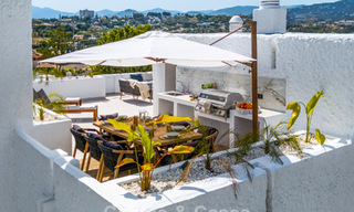Move-in ready duplex penthouse for sale in a gated complex in Rio Verde - Nueva Andalucia, Marbella 782204 