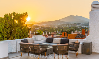 Move-in ready duplex penthouse for sale in a gated complex in Rio Verde - Nueva Andalucia, Marbella 782209 