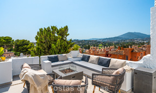 Move-in ready duplex penthouse for sale in a gated complex in Rio Verde - Nueva Andalucia, Marbella 782228 