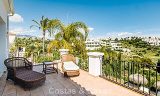 Move-in ready Mediterranean family villa for sale in a gated golf resort on the New Golden Mile between Marbella and Estepona 782146 