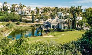 Move-in ready Mediterranean family villa for sale in a gated golf resort on the New Golden Mile between Marbella and Estepona 782151 