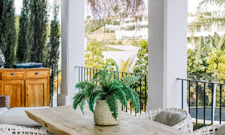 Move-in ready Mediterranean family villa for sale in a gated golf resort on the New Golden Mile between Marbella and Estepona 782152 