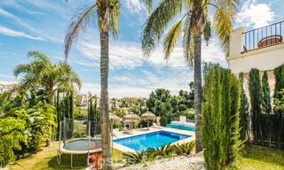Move-in ready Mediterranean family villa for sale in a gated golf resort on the New Golden Mile between Marbella and Estepona 782167 