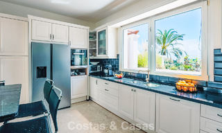 Move-in ready Mediterranean family villa for sale in a gated golf resort on the New Golden Mile between Marbella and Estepona 782176 