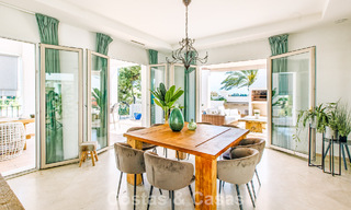 Move-in ready Mediterranean family villa for sale in a gated golf resort on the New Golden Mile between Marbella and Estepona 782177 