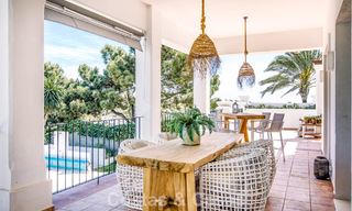 Move-in ready Mediterranean family villa for sale in a gated golf resort on the New Golden Mile between Marbella and Estepona 782181 