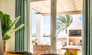 Move-in ready Mediterranean family villa for sale in a gated golf resort on the New Golden Mile between Marbella and Estepona 782195 