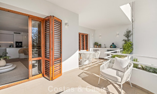Ready to move in, modern renovated 3-bedroom apartment in a frontline golf complex in Nueva Andalucia, Marbella 782273 