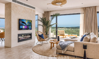 New high-end luxury villa with golf and sea views for sale in La Reserva Club in Sotogrande, Costa del Sol 782027 