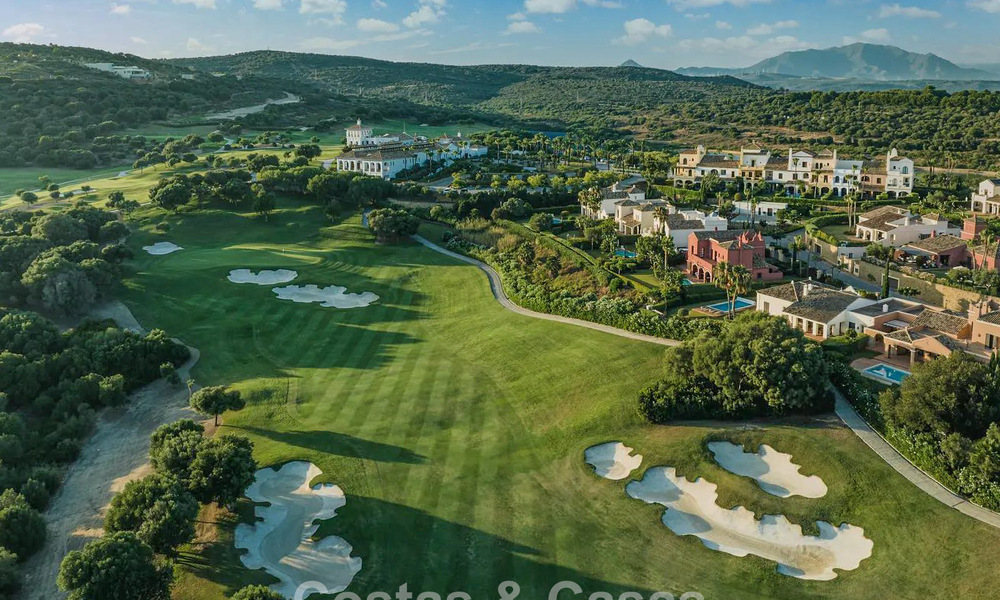 New high-end luxury villa with golf and sea views for sale in La Reserva Club in Sotogrande, Costa del Sol 782030