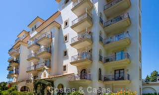 Duplex penthouse with sea views for sale in a gated, frontline beach complex in Puerto Banus, Marbella 782237 