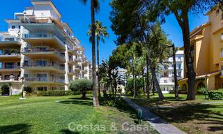 Duplex penthouse with sea views for sale in a gated, frontline beach complex in Puerto Banus, Marbella 782238 
