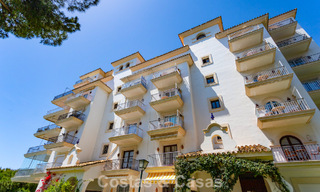 Duplex penthouse with sea views for sale in a gated, frontline beach complex in Puerto Banus, Marbella 782239 