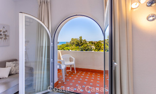 Duplex penthouse with sea views for sale in a gated, frontline beach complex in Puerto Banus, Marbella 782241 