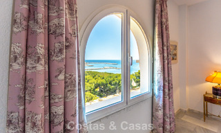 Duplex penthouse with sea views for sale in a gated, frontline beach complex in Puerto Banus, Marbella 782247 